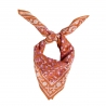 Petit foulard indien / Léopard cuivre