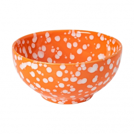 Grand bol Moucheté orange