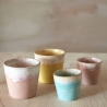 Tasse Lungo en céramique / Jaune