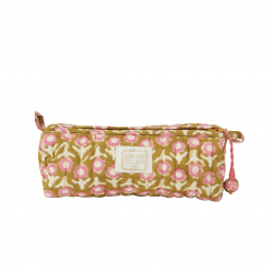 Trousse en blockprint / Isha absynthe