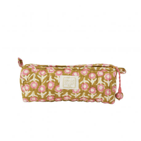 Trousse en blockprint / Isha absynthe
