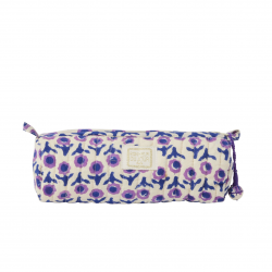 Trousse en blockprint / Isha cassis
