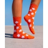 Chaussettes Cuikui / White flowers