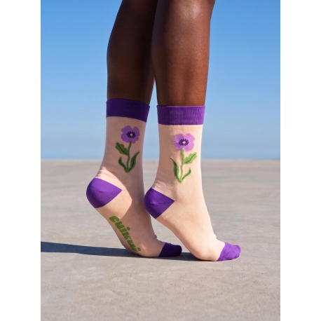 Chaussettes Cuikui / Pansies