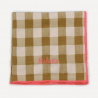 Serviette de table brodée / Bichette