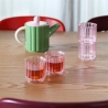 Théière Tube / Vert et Rose