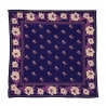 Petit foulard indien / Violine indigo