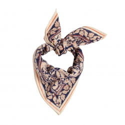 Petit foulard indien / Nalini indigo