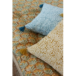 Housse de coussin / Kamala absinthe