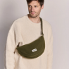 Sac banane Andrea / Laine khaki