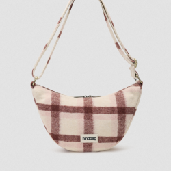 Sac banane Andrea / Tartan rose