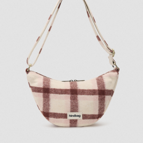 Sac banane Andrea / Tartan rose