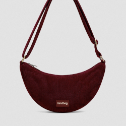 Sac banane Andrea / Velours bordeaux