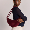 Sac banane Andrea / Velours bordeaux