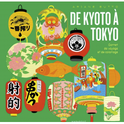 De Kyoto à Tokyo / Coloriages Ariane Butto