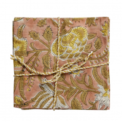 Set de 2 serviettes de table / Rosa