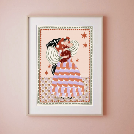 Affiche Maman folk / Carole Hillman