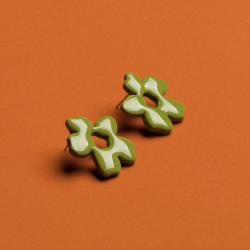 Boucles Flowers / green