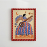 Affiche Dame et sitar / Carole Hillman