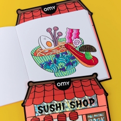 Coloring boutique / Sushi shop