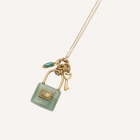 Collier Breloques Cadenas