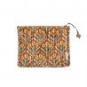 Pochette en blockprint / Mahal bronze