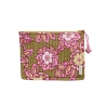 Pochette en blockprint / Jakarta olive
