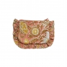 Pochette froufrou / Nehru pink