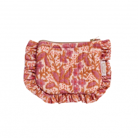 Pochette froufrou / Nalini rose