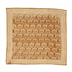 Grand foulard Mahal bronze