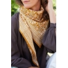 Grand foulard Mahal bronze