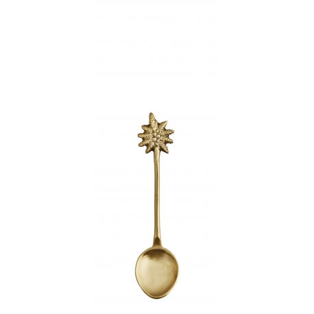 Cuillère à café dorée Palm