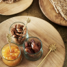 Cuillère à café dorée Palm