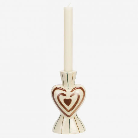 Bougeoir en céramique / Coeur